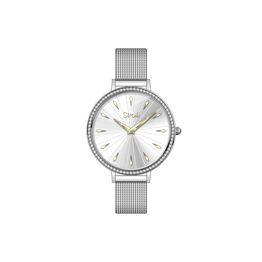 Stroili Orologio Acciaio Solo Tempo Silver Losanna