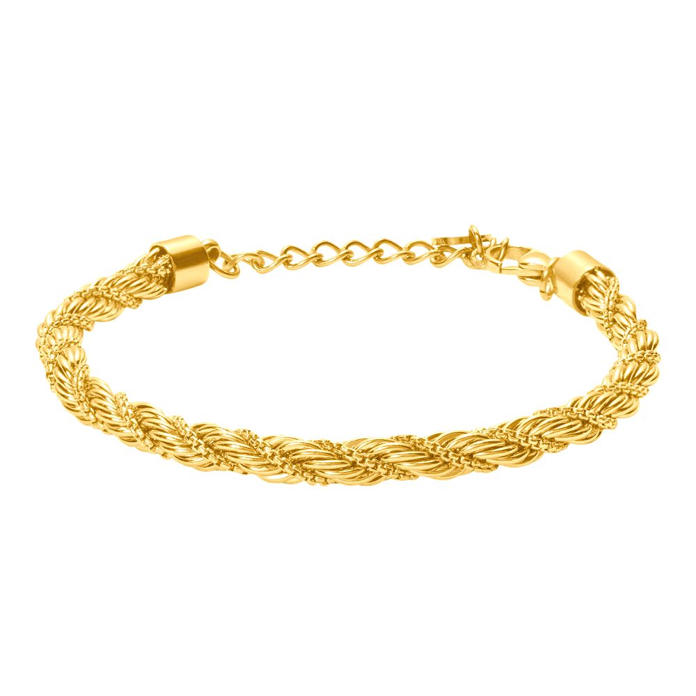 Stroili Bracciale Acciaio Gold Maglia Corda Lady Code