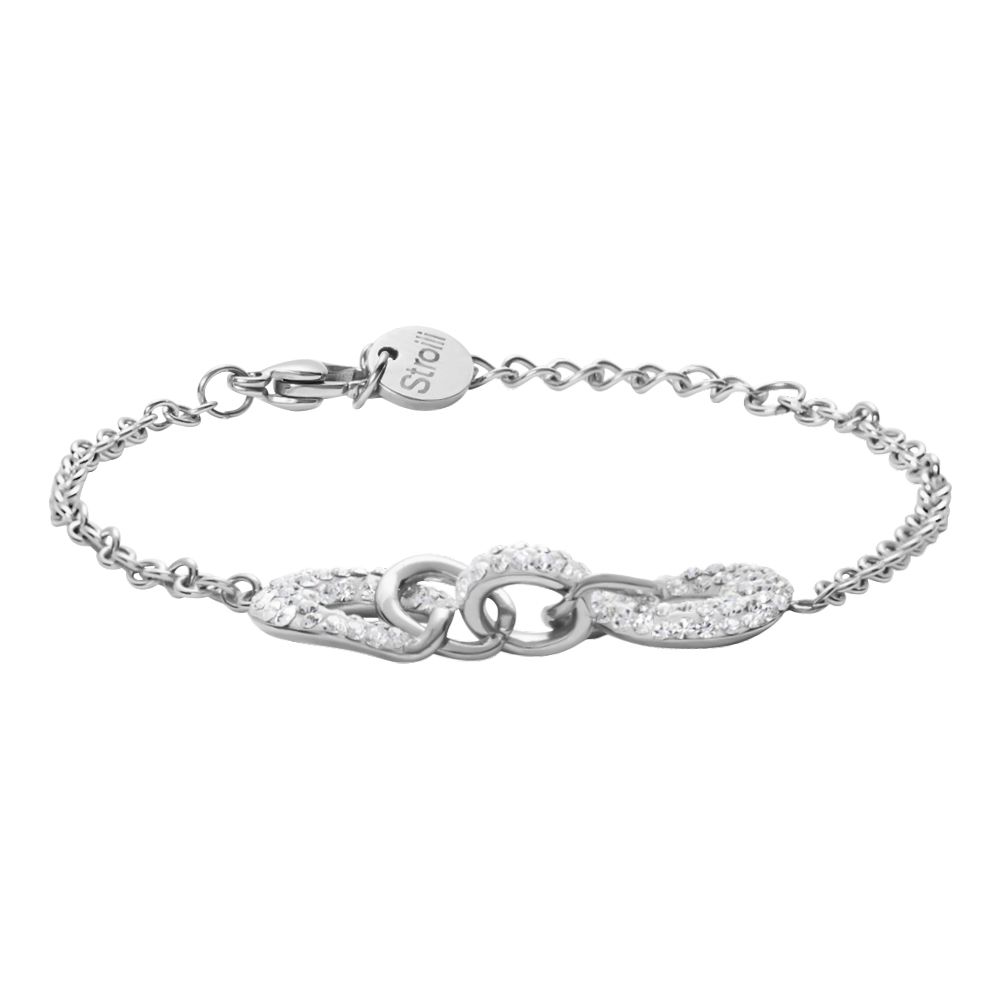 Stroili Bracciale Acciaio Elementi Zirconati Lady Phantasya