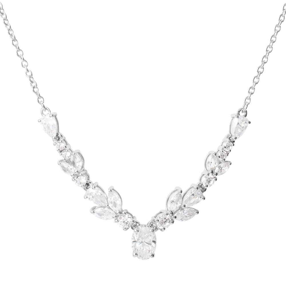 Stroili Collana Argento e Cristalli Silver Elegance