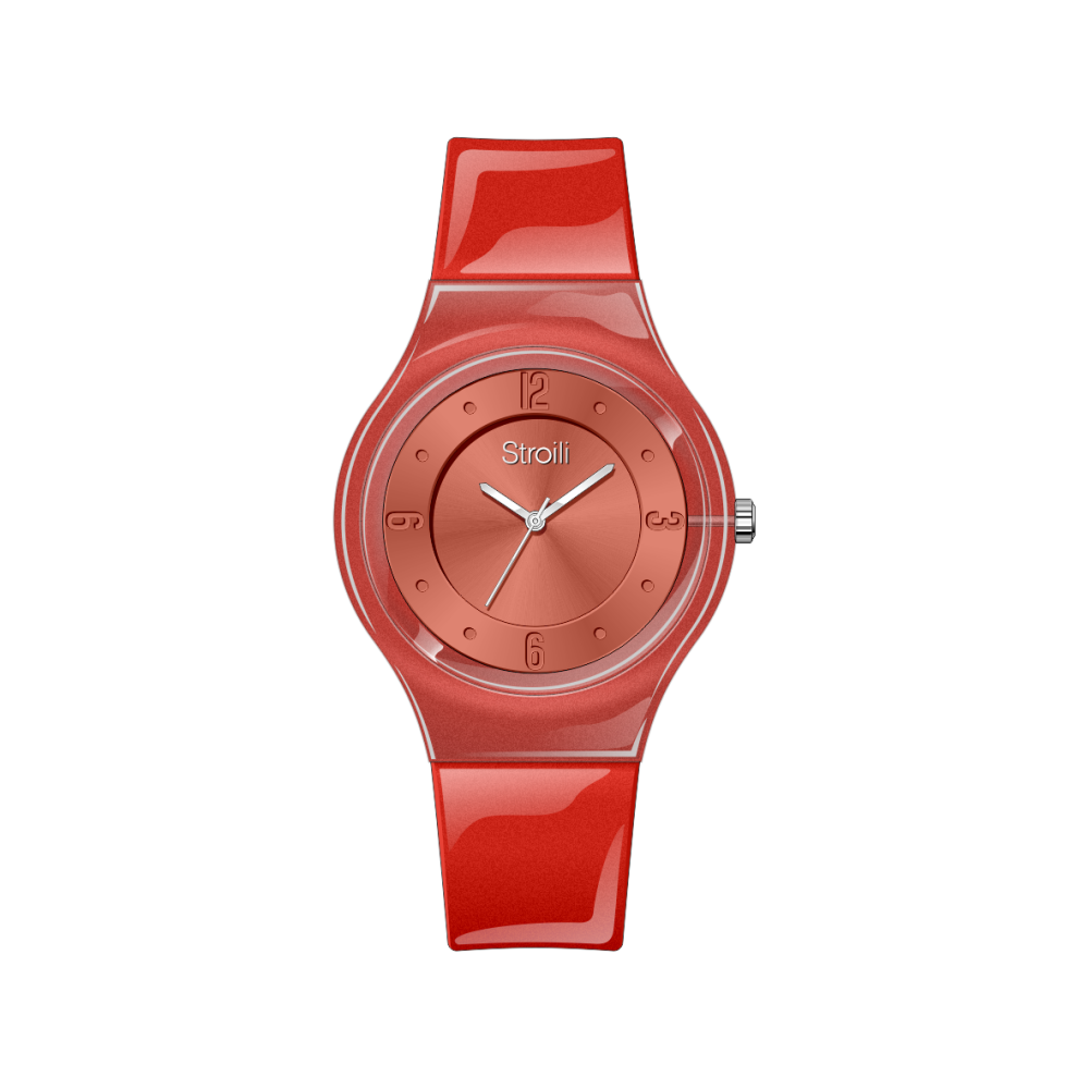 Stroili Orologio Solo tempo Gomma Rossa Mississipi