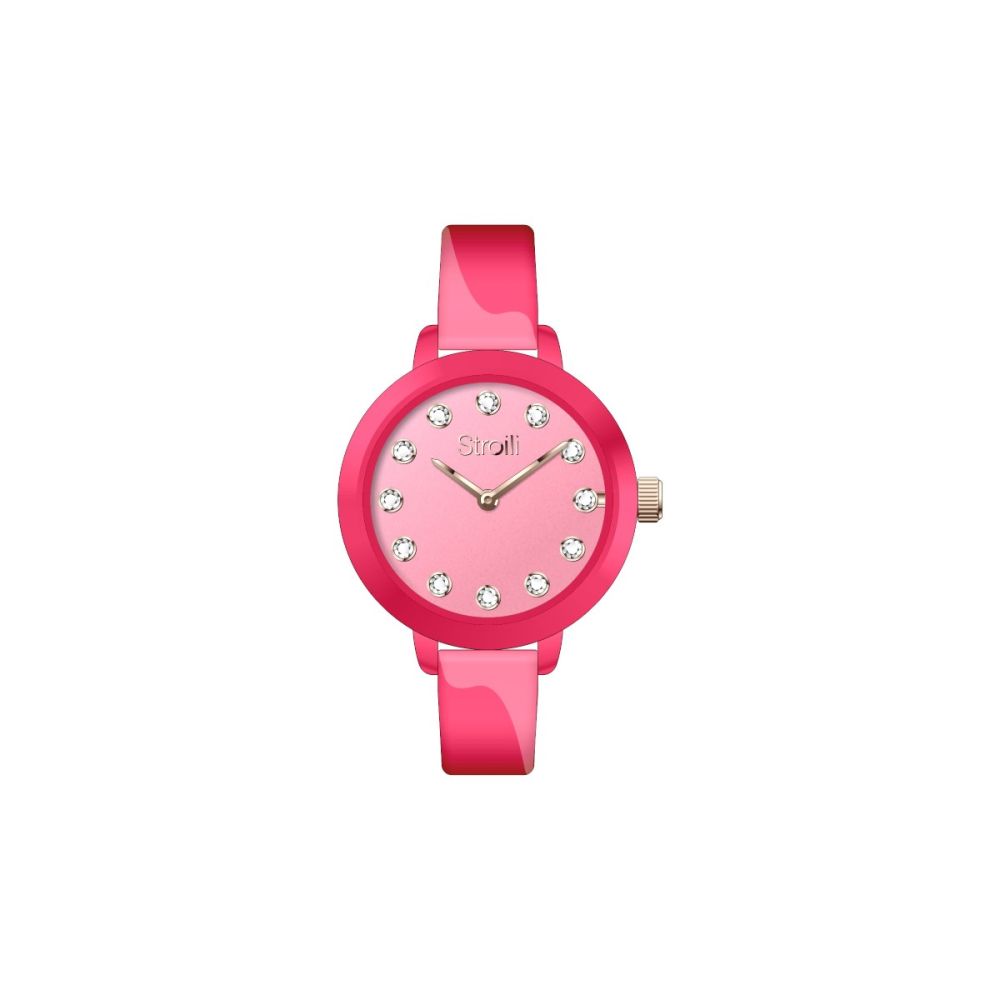 Stroili Orologio Solo Tempo Gomma Fucsia Santorini