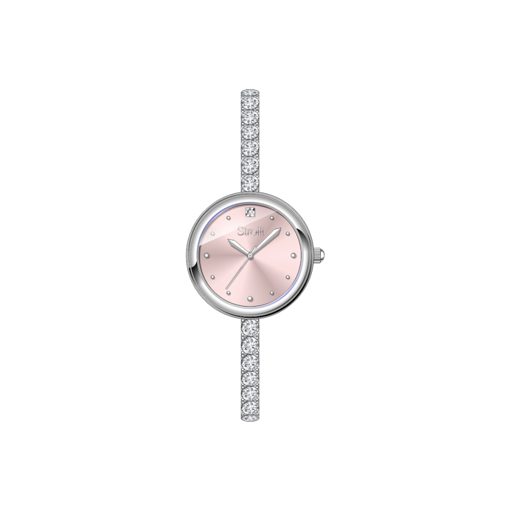 Stroili Orologio Solo Tempo Acciaio Quadrante Rosa Bali