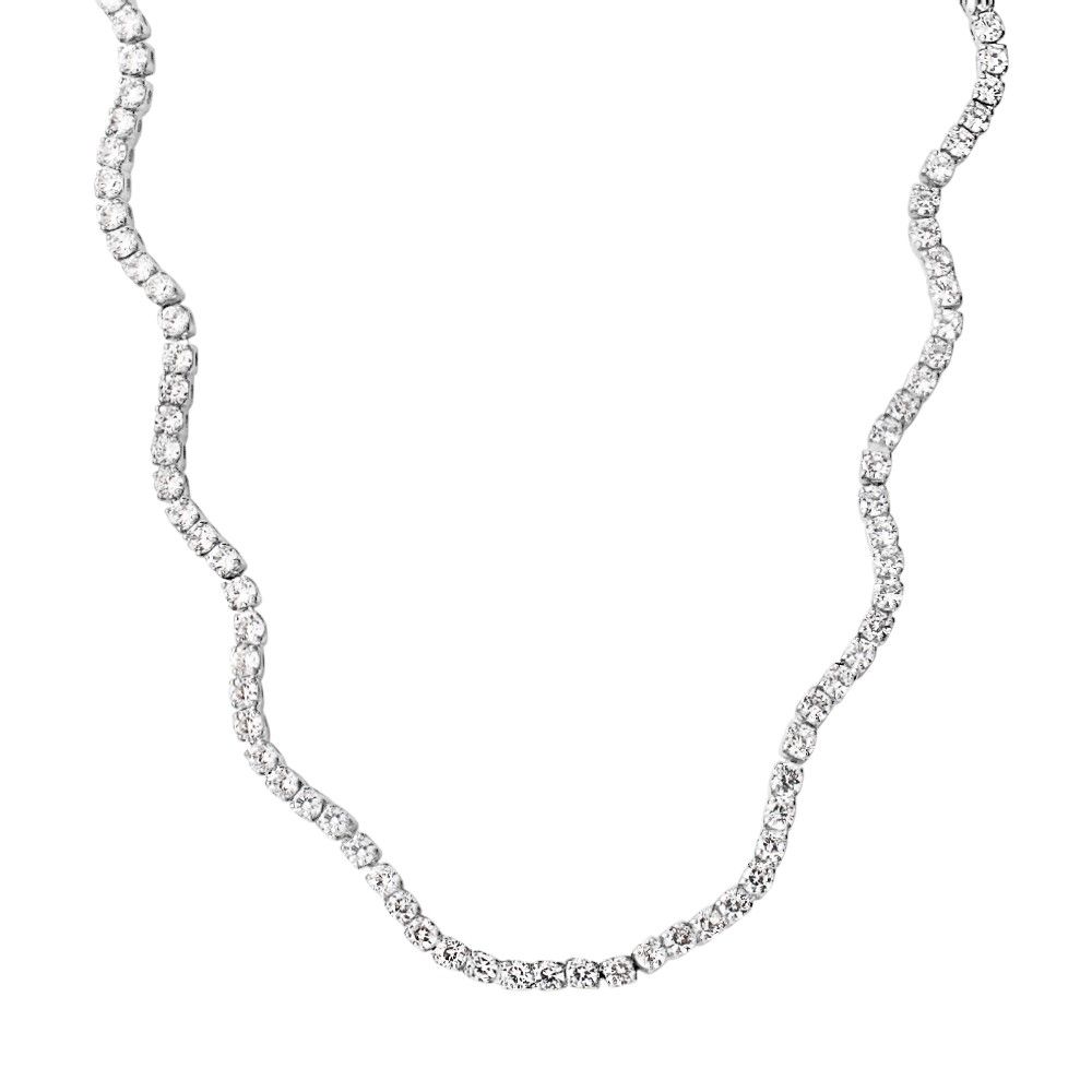 Stroili Collana Ottone e Cristalli Romantic Shine