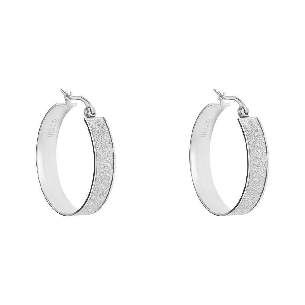 Stroili Cerchi Acciaio Glitter 25 mm Lady Shine