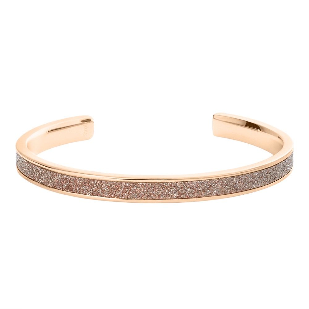 Stroili Bracciale Acciaio Rosato Glitterato Lady Shine