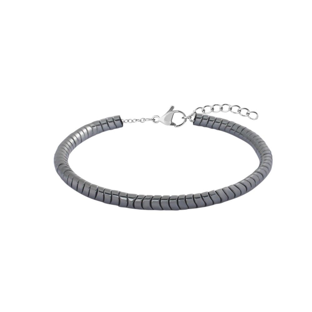 Stroili Bracciale Snake Elementi Acciaio Ip Gun Man Code