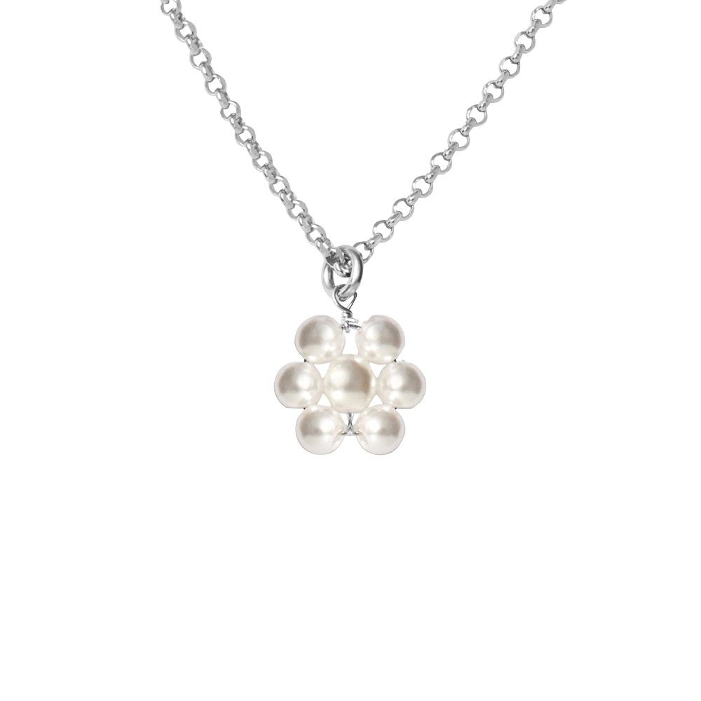 Stroili Collana Argento Perle Bianche Silver Baby