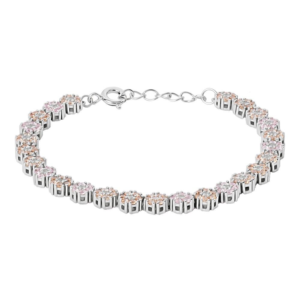 Stroili Bracciale Argento Cristalli Multicolor Silver Shine