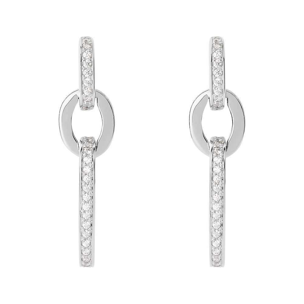 Stroili Orecchini Argento e Zirconi Bianchi Silver Shine