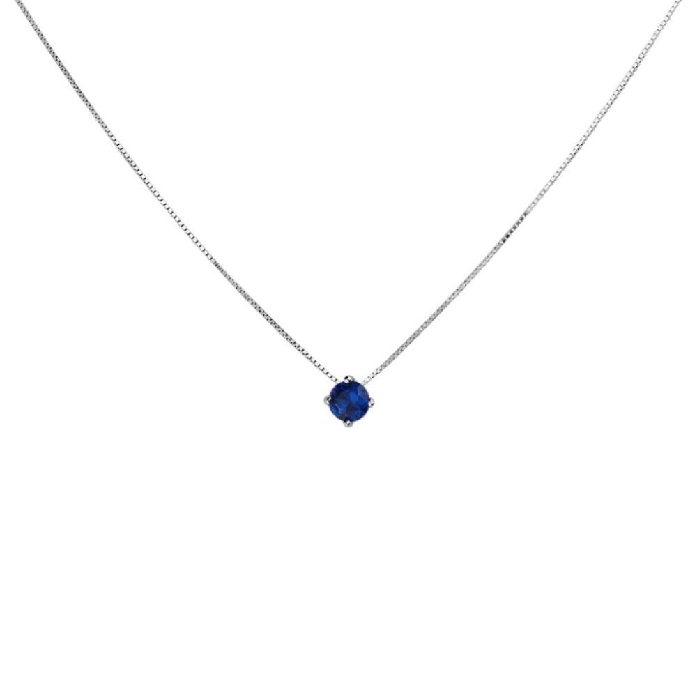 Stroili Collana Argento Zircone Blu Silver Raimbow