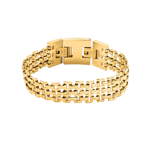 Stroili Bracciale Maglia Pantera Acciaio Gold Lady Code