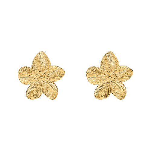 Stroili Orecchini Acciaio Gold FIore Lady Code