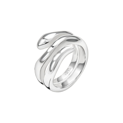 Stroili Anello Acciaio Fascia Serpente Lady Code