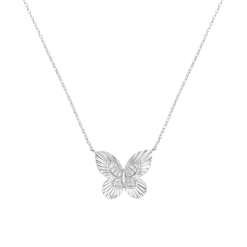 Stroili Collana Argento Farfalla e Zirconi Silver Moments