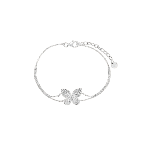 Stroili Bracciale Argento Farfalla e Zirconi Silver Moments