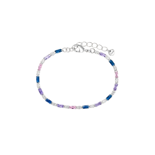 Stroili Tennis Ottone Cristalli Multicolor Romantic Shine