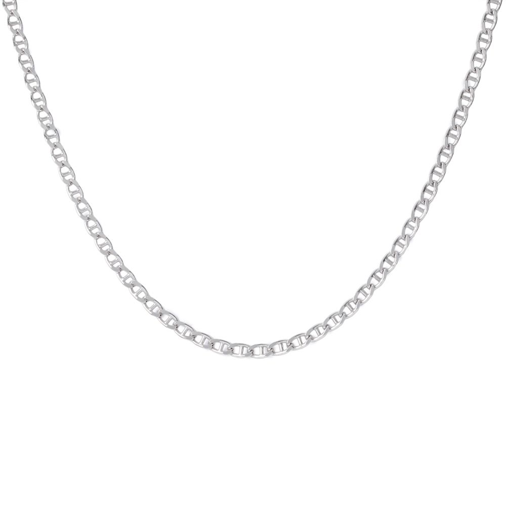 Stroili Collana Argento Maglia Traversino Gentleman