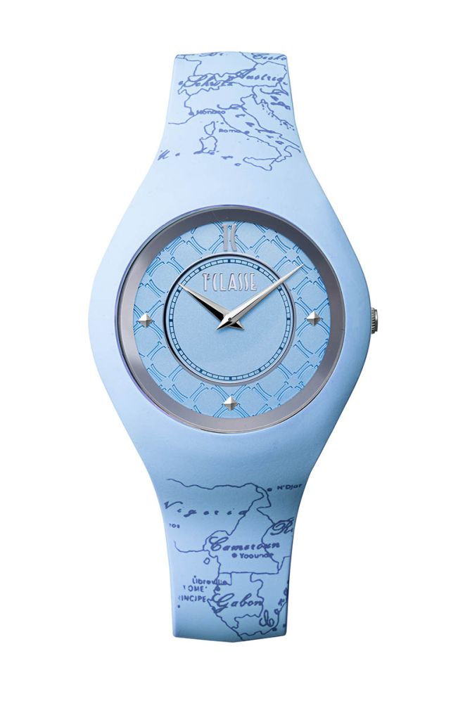 1° Classe Orologio Solo Tempo Silicone Celeste