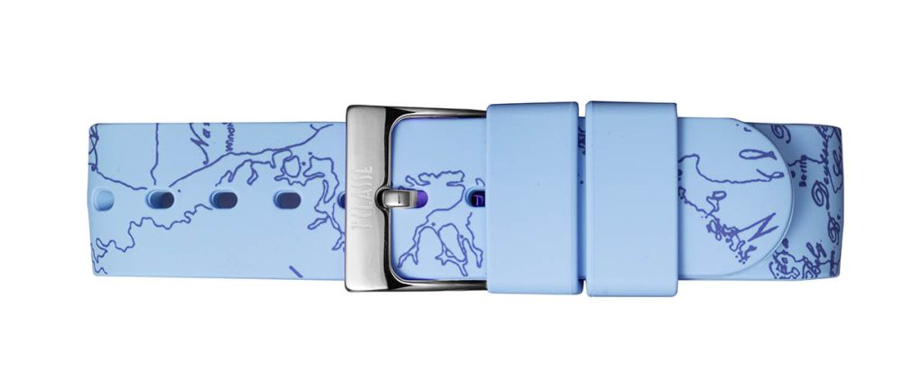 1° Classe Orologio Solo Tempo Silicone Celeste