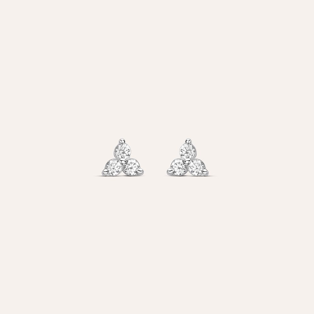 Stroili Orecchini Trilogy Argento Silver Elegance