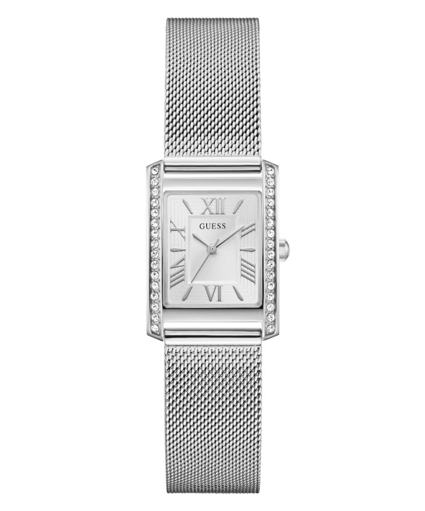 Guess Solo Tempo Acciaio Quadrante Bianco