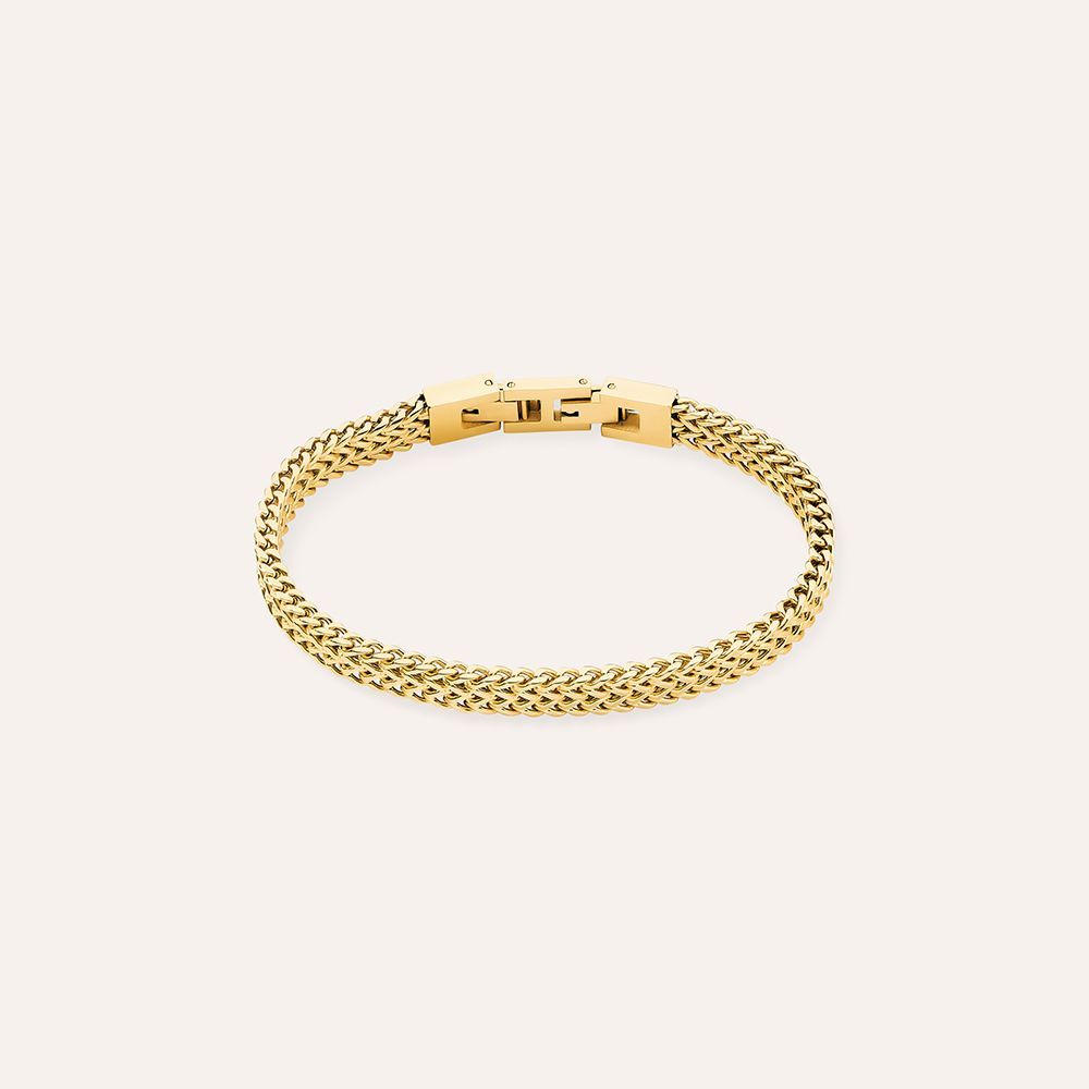 Stroili Bracciale Acciaio Gold Man Code