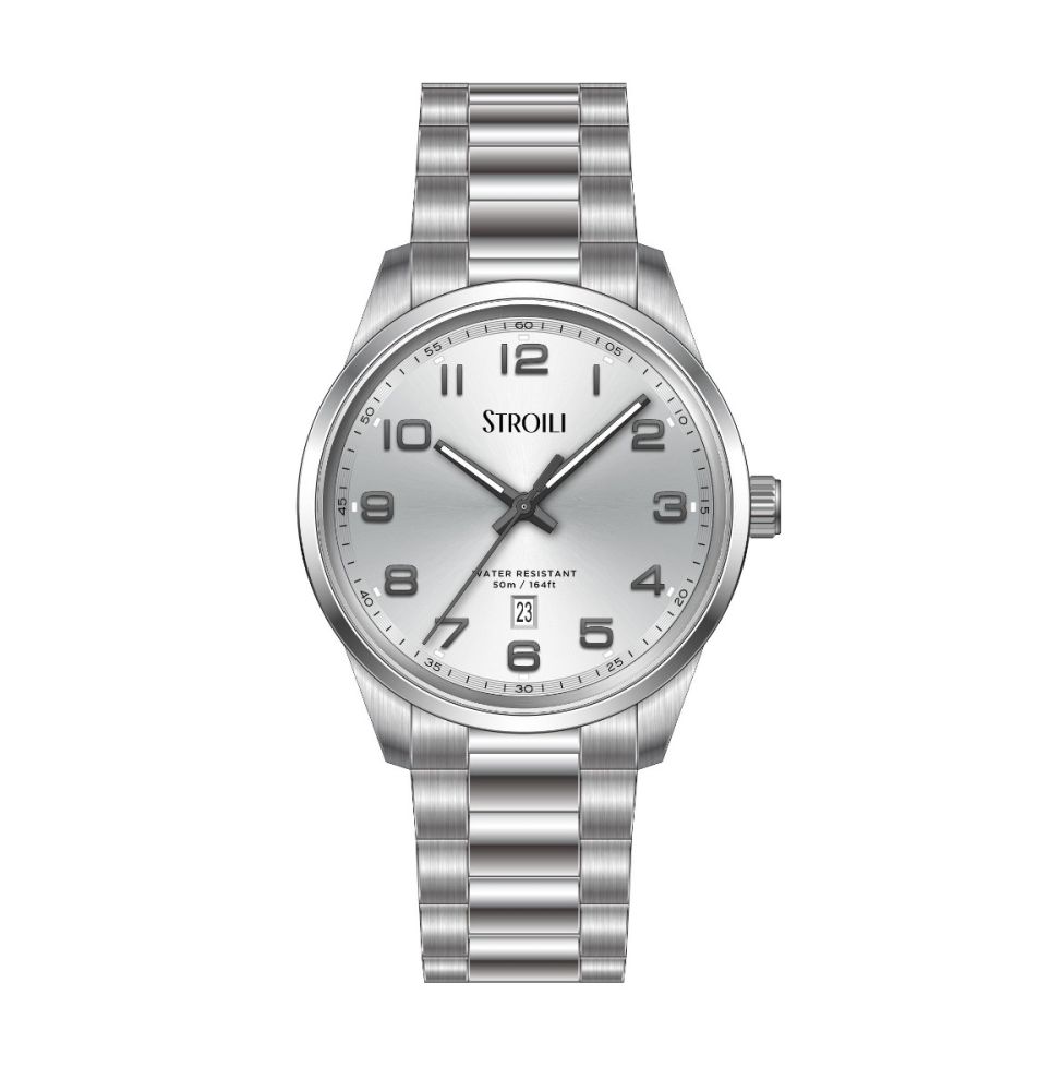 Stroili Solo Tempo Acciaio Quadrante Silver Milano