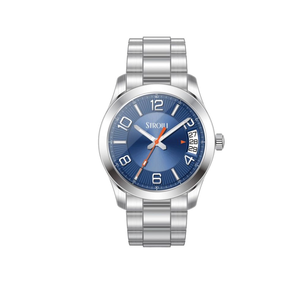 Stroili Solo Tempo Acciaio Quadrante Blu Buddy