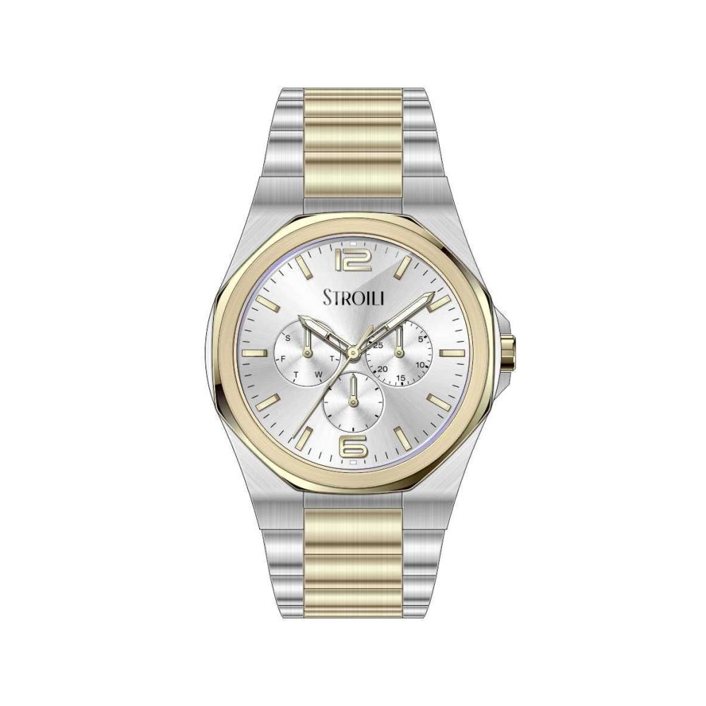 Stroili Multifunzione Acciaio Bicolore Quadrante Silver Kyoto