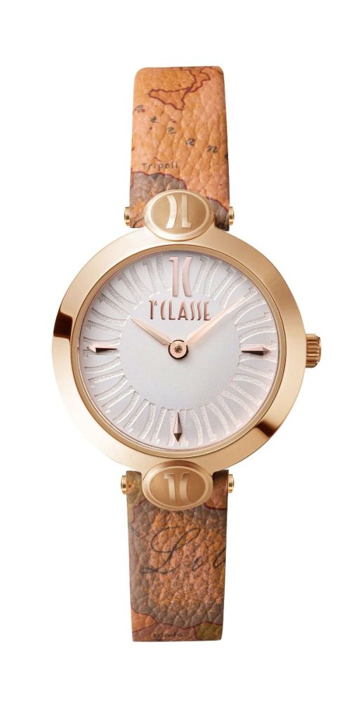 1° Classe Solo Tempo Acciaio Gold e Pelle Madeira