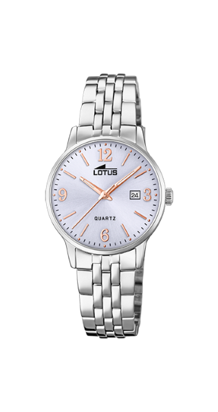 Lotus Orologio Donna Solo Tempo Acciaio Quadrante Lilla