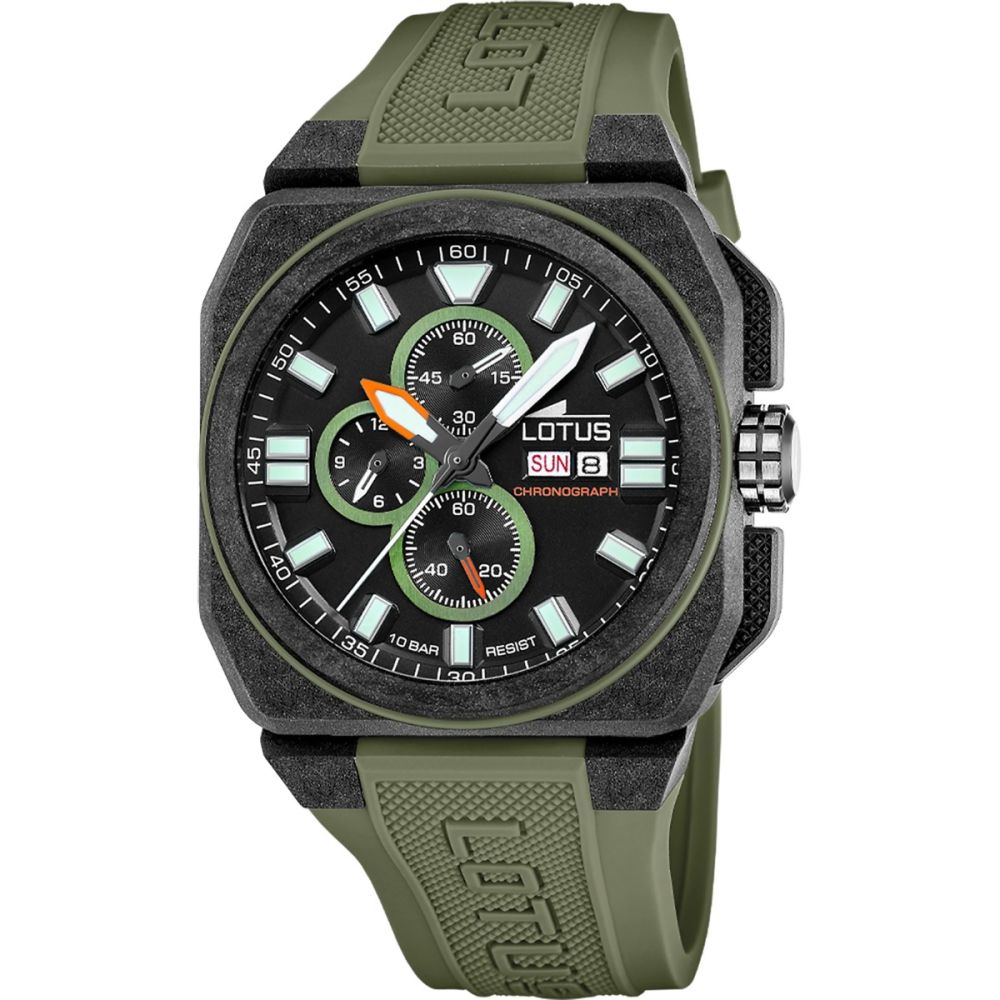 Lotus Orologio Cronografo Carbonio e Quadrante Nero