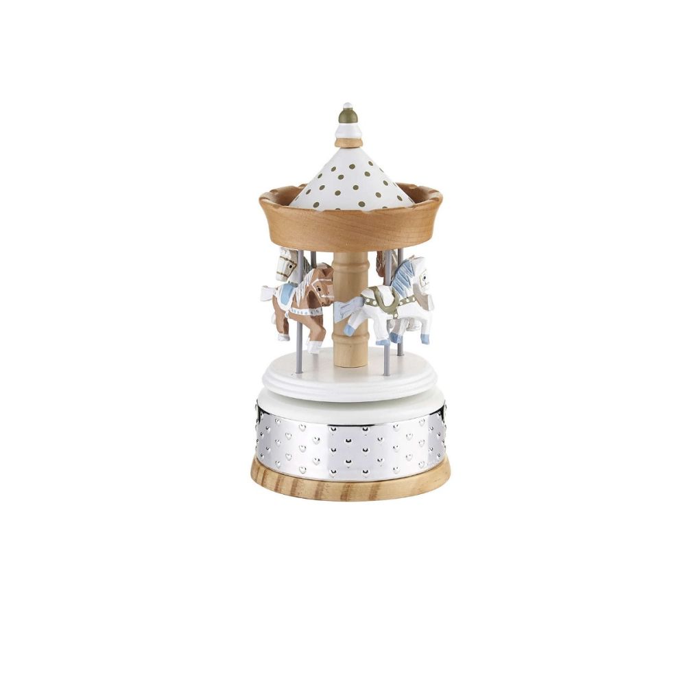 Valenti Carillon Giostra Musicale Legno e Argento