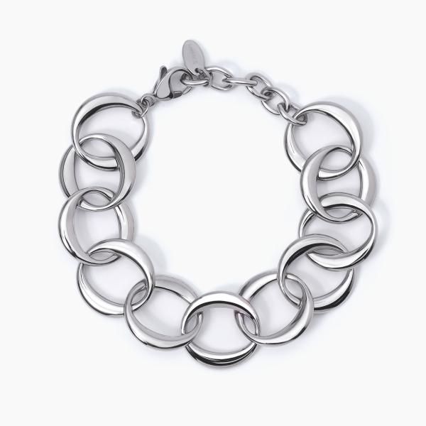 2 Jewels Bracciale Donna Acciaio Maglie Ovali