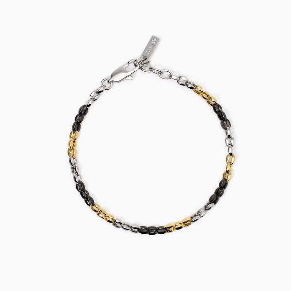 2 Jewels Bracciale Acciaio Pvd Gold e Gunmetal