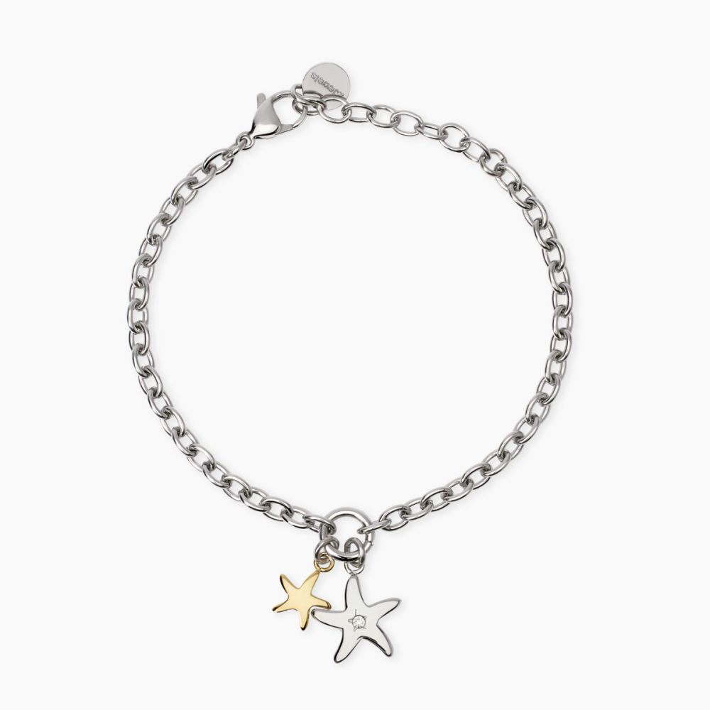 2 Jewels Bracciale Acciaio con Stelle Marine