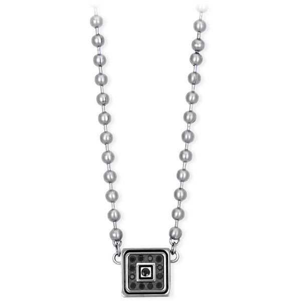 2 Jewels Collana Uomo Acciaio Palline e Pendente Optical