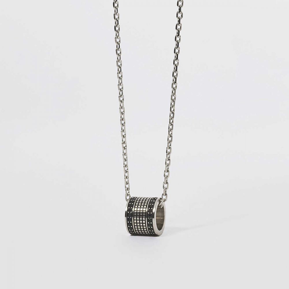 2 Jewels Collana Uomo Acciaio Pendente Ip Nero
