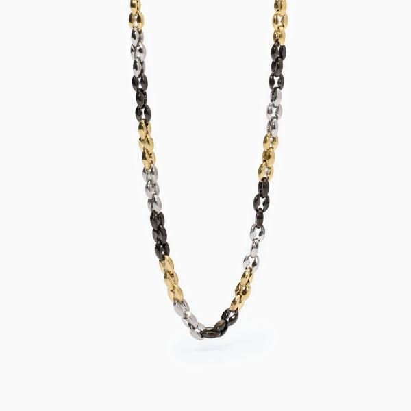 2 Jewels Collana Acciaio Pvd Gold e Gunmetal