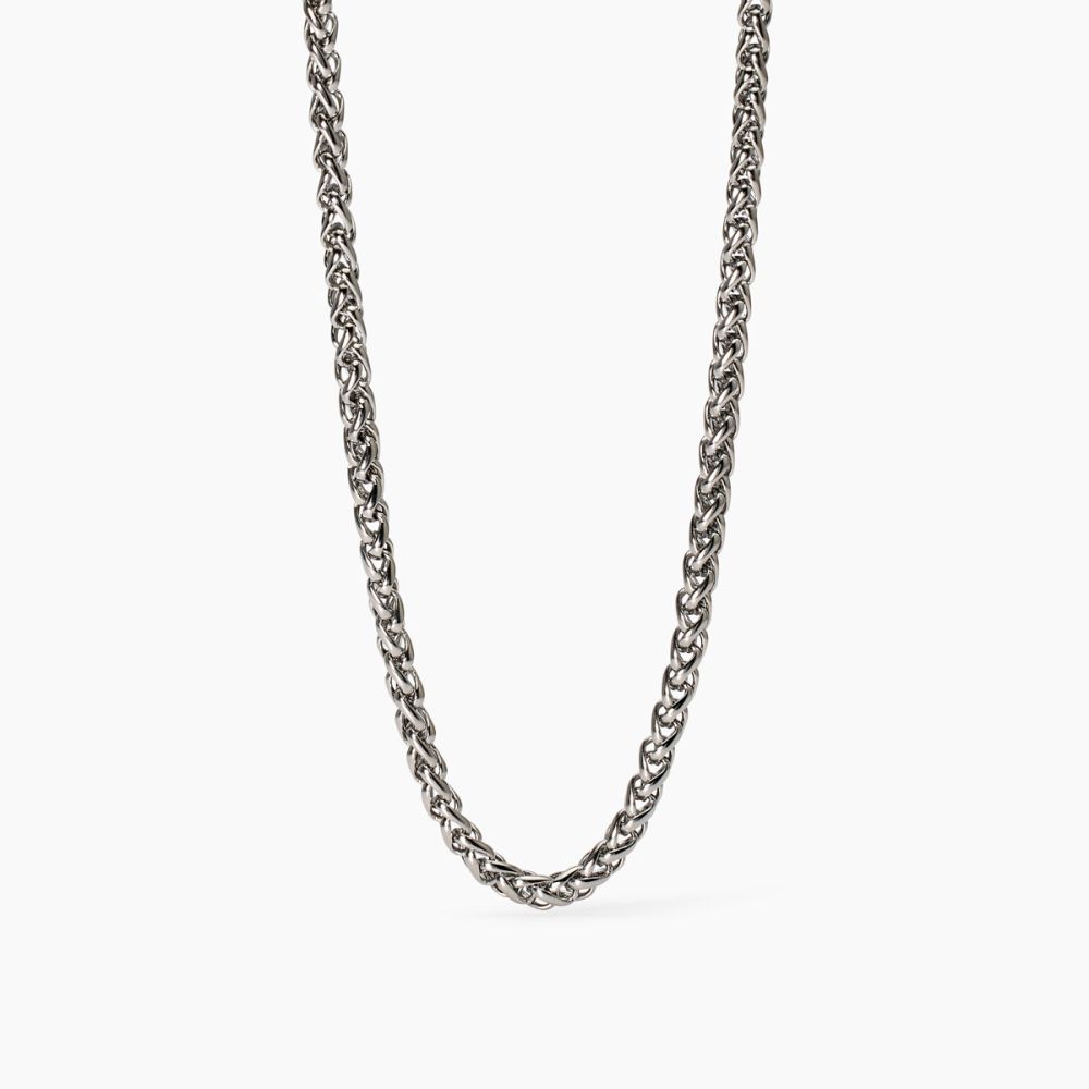 2 Jewels Collana Acciaio Catena Spiga 4 mm