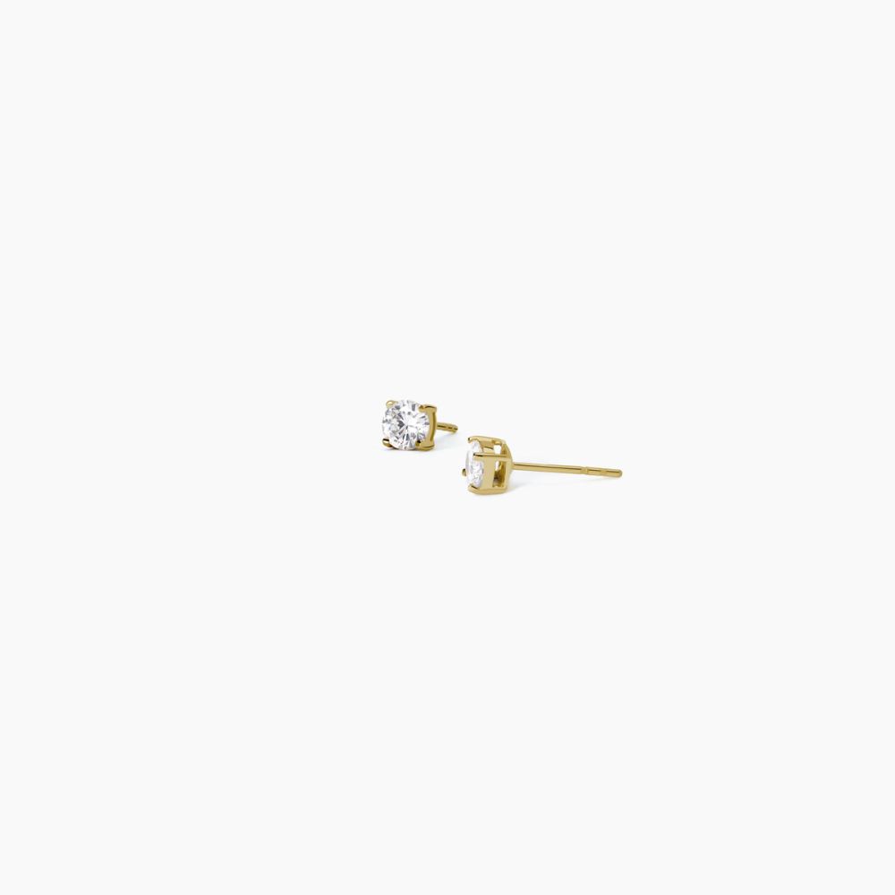 2 Jewels Orecchini Lobo Acciaio Gold Punto Luce 5 mm