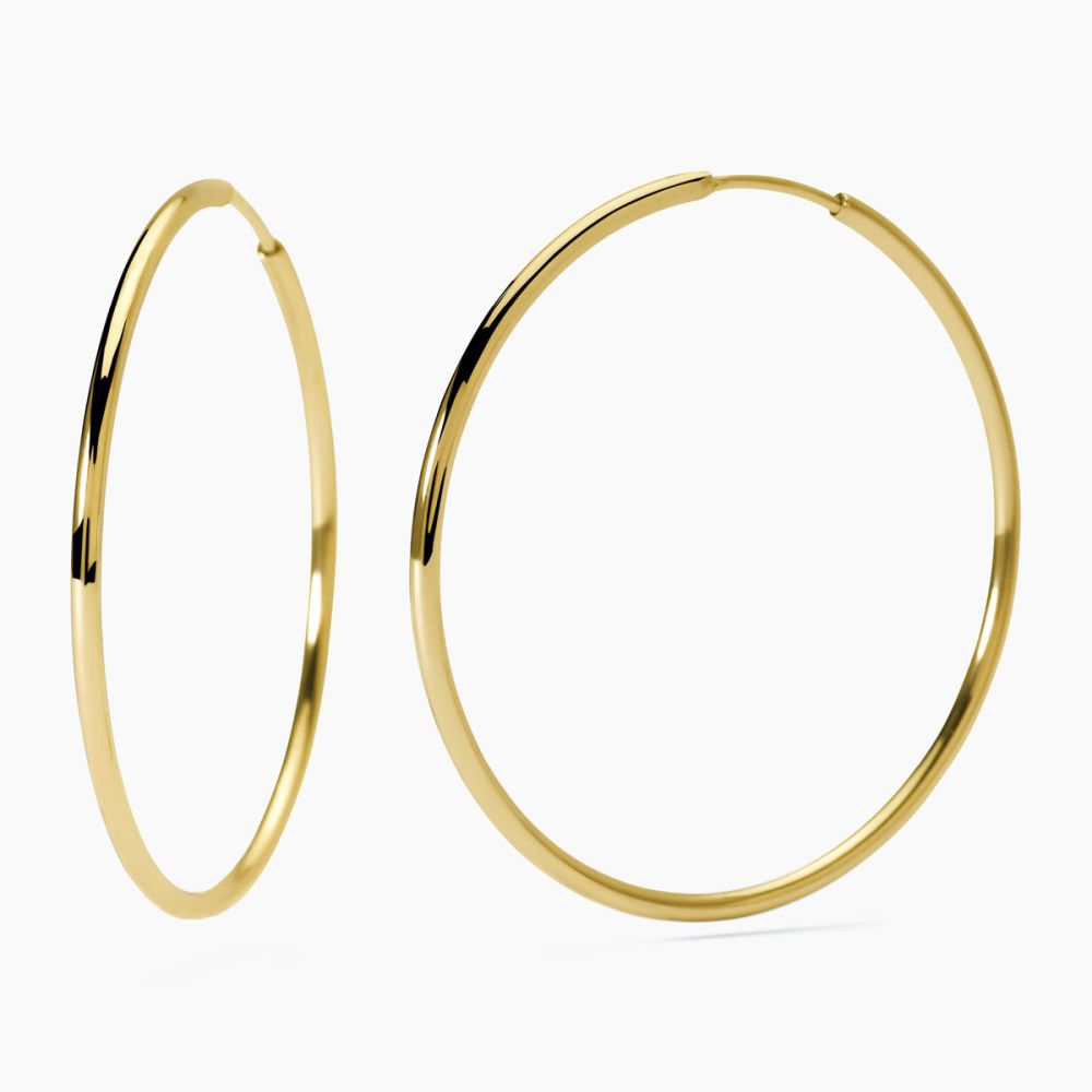 2 Jewels Orecchini Cerchio Acciaio Gold 46 mm
