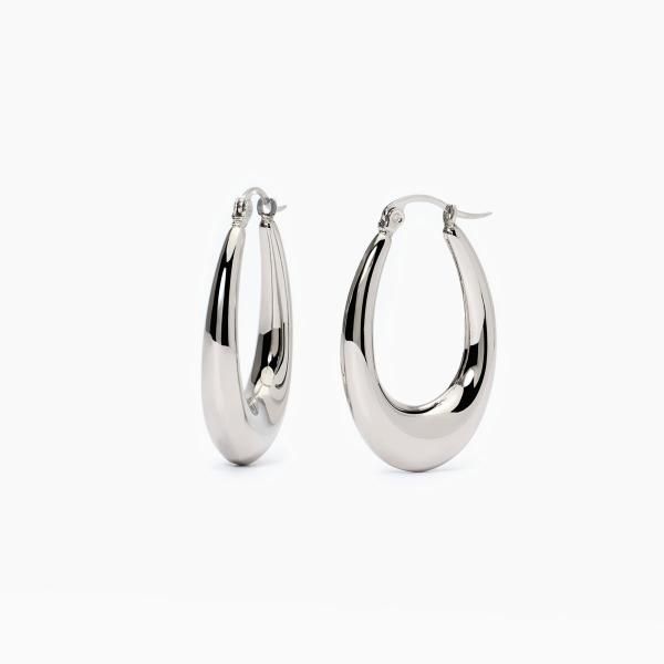 2 Jewels Orecchini Acciaio Bombato