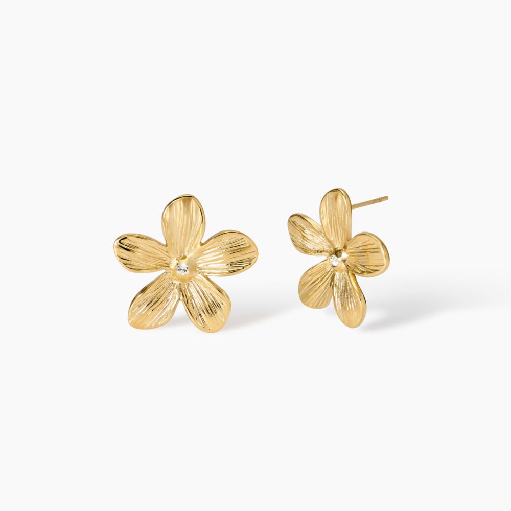 2 Jewels Orecchini Acciaio Gold Fiore 25X23 mm