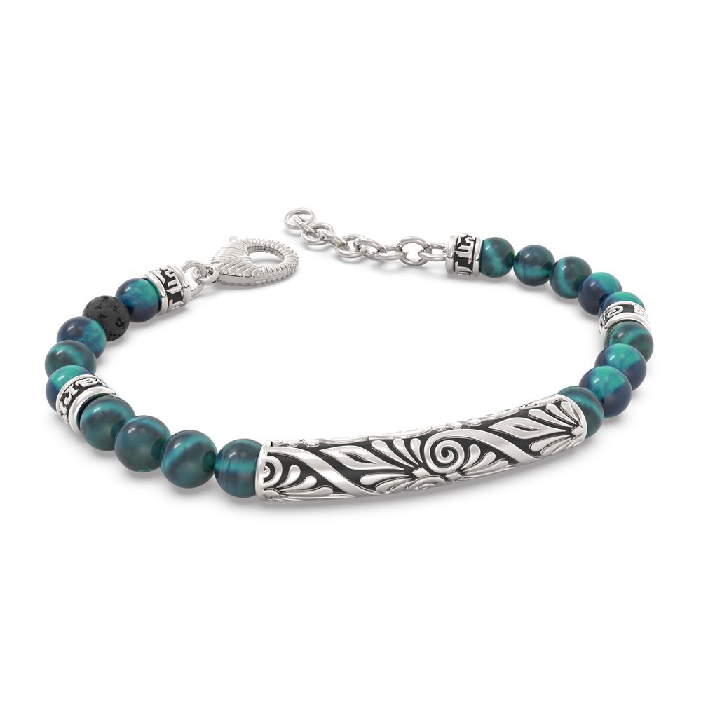 El Barrio Bracciale Occhio Di Tigre Blu Siviglia