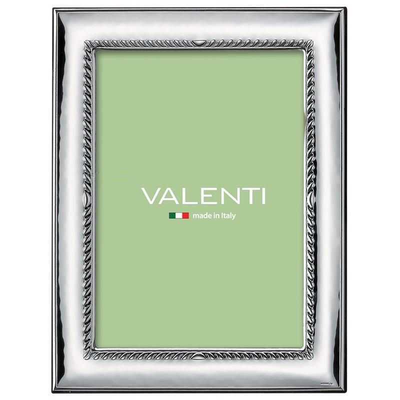 Valenti Cornice Laminato Argento e Legno 18X24