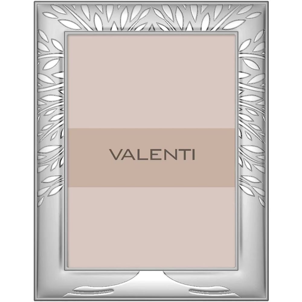 Valenti Cornice Laminato Argento e Legno 09X13