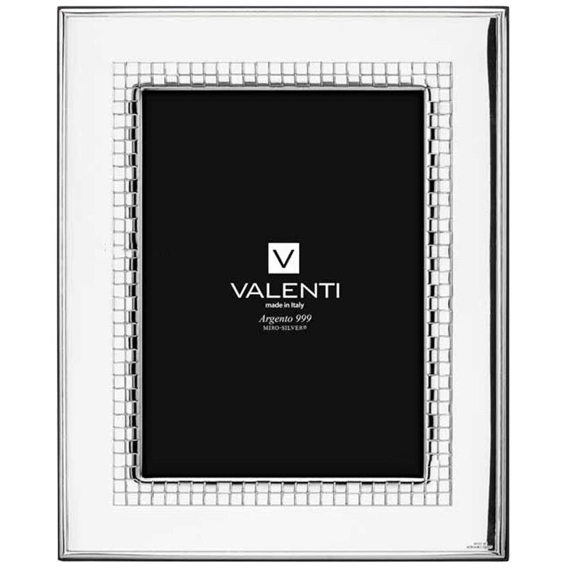 Valenti Cornice Laminato Argento e Legno 18X24