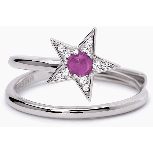 Mabina Anello Regolabile Argento Rodiato Starlet